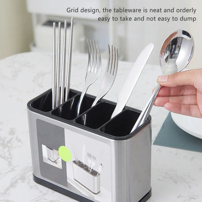 4 Portions Kitchen Cutlery Holder. (Premium Quality)