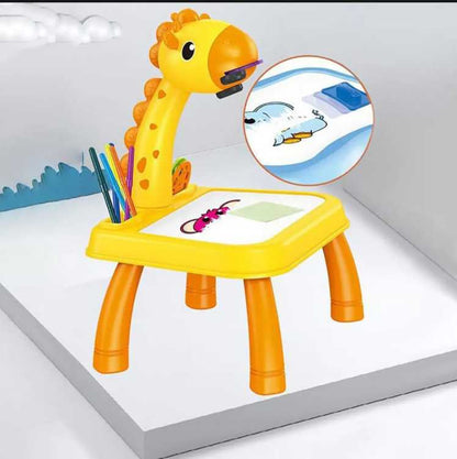 Children Led projector drawing table toy painting for kids