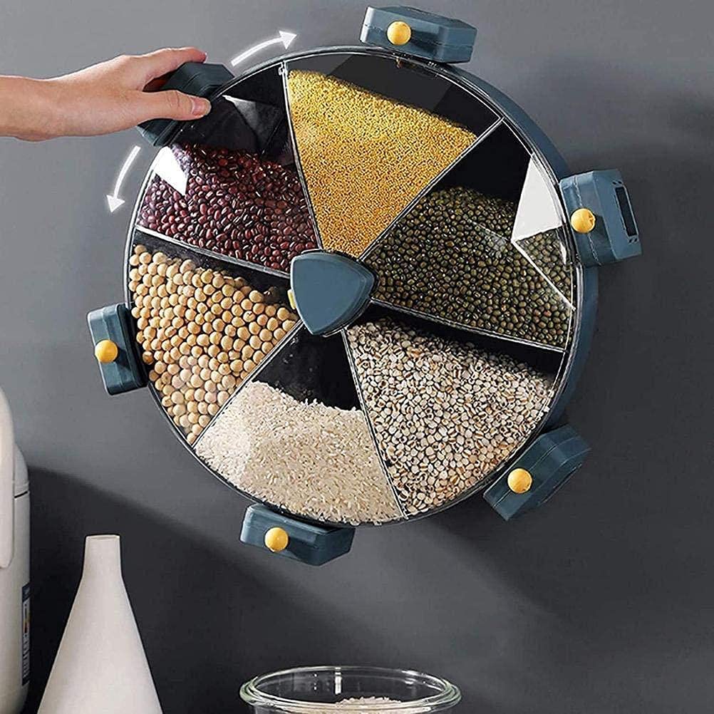 Wall-Mounted Rotating Grain Dispenser