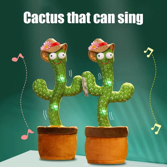 Cute Dancing, Talking And Singing Cactus Toy