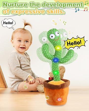 Cute Dancing, Talking And Singing Cactus Toy