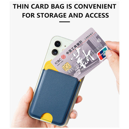 Magnetic Leather Wallet with Stand Phone Card Holder