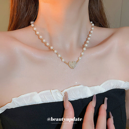 Broken Love Pearl Necklace