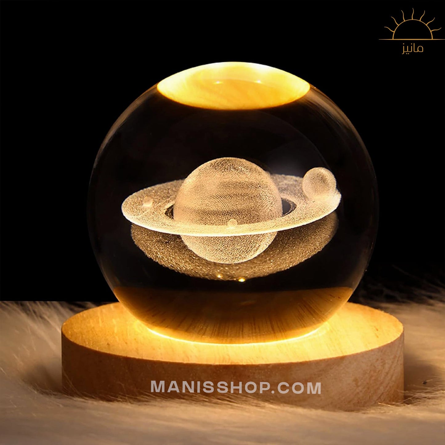 3D Crystal Ball Lamps With LED Lights